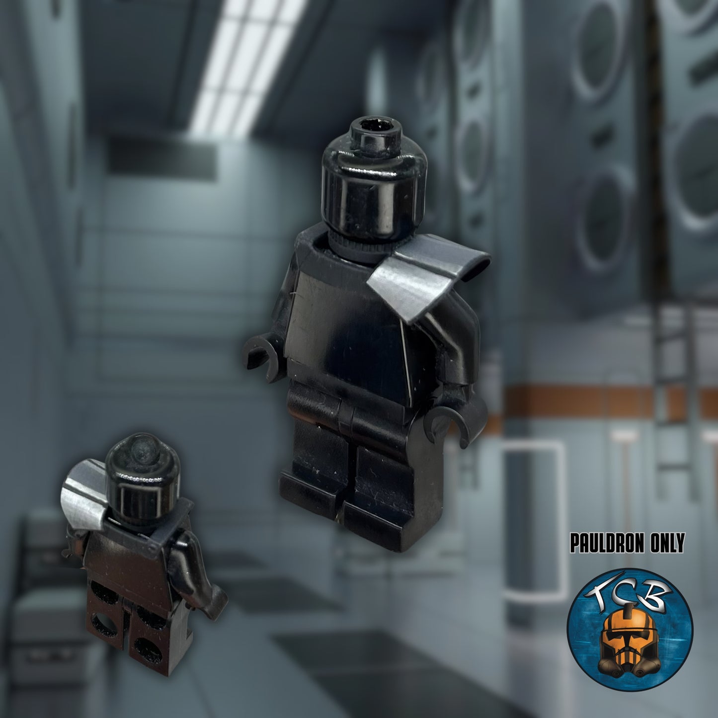 Elite Trooper Pauldron – Silver – V3