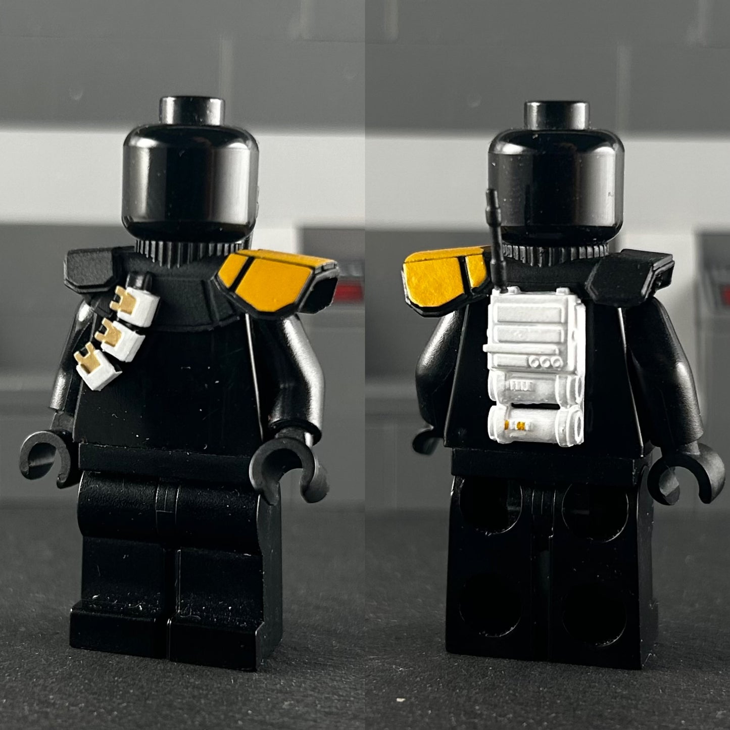 Pauldrons 327th Yellow grunt - the-french-decalers