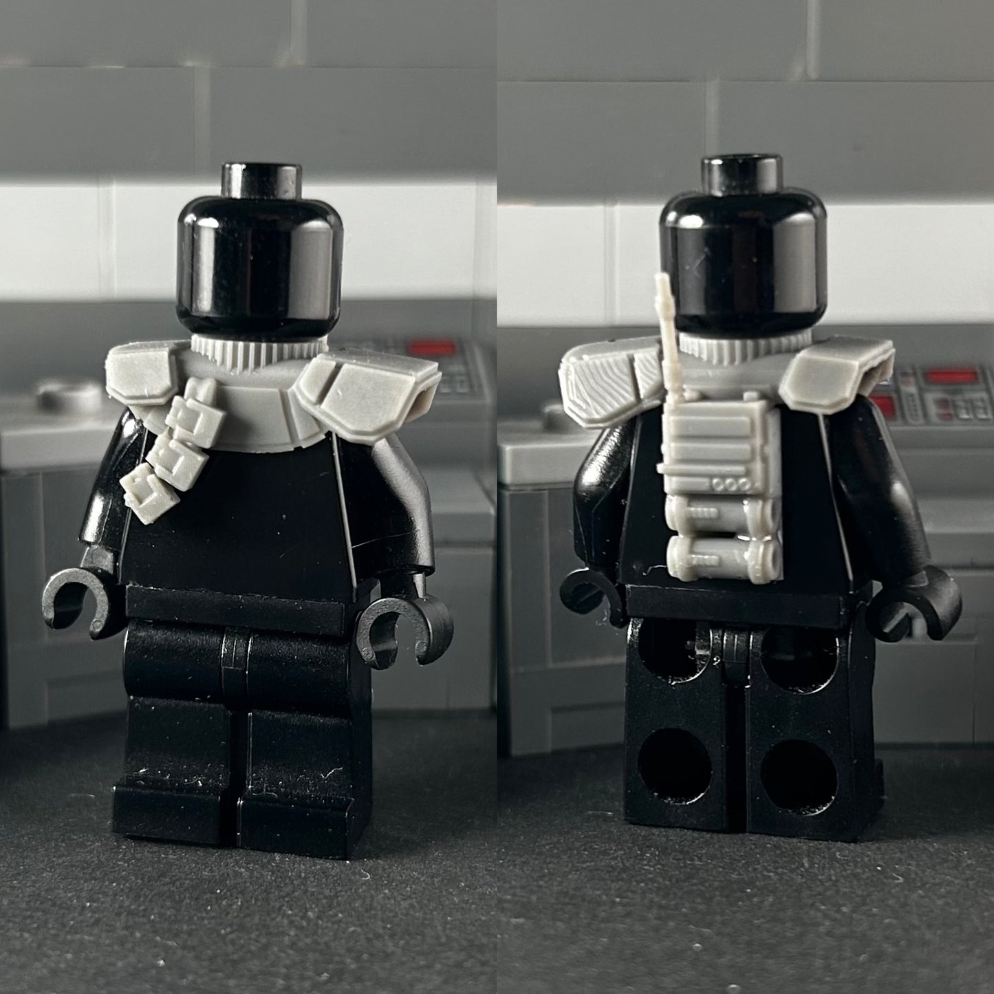 Unpainted pauldrons